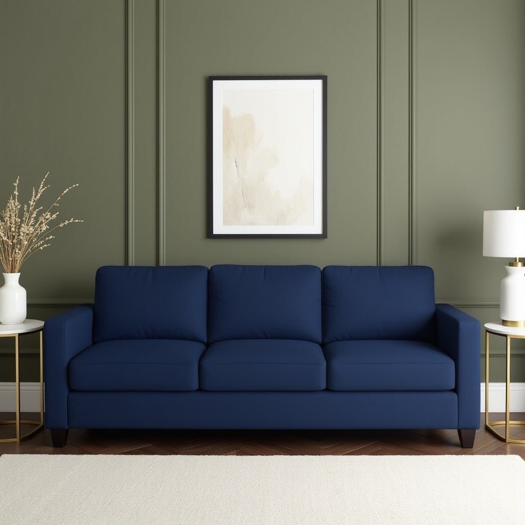 Stork 3 Seater Fabric Sofa For Living Room - Torque India